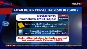 Blokir IMEI HP Tak Resmi