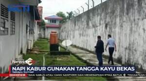 Napi di Sumsel Melarikan Diri Naik Tangga Melewati Tembok Lapas