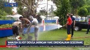 Dinilai Meresahkan, Petugas Tertibkan ''Manusia Silver''