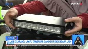 Lampu Strobo Dilarang