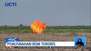 Bom Rakitan dan Bahan Peledak Teroris Dimusnahkan Polisi