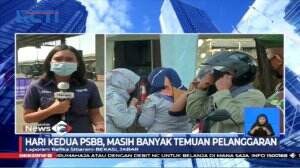 Hari Kedua PSBB Di Bekasi Masih Banyak Ditemukan Pelanggaran