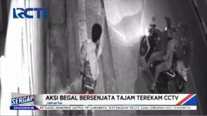 Aksi Begal Sadis Terekam CCTV
