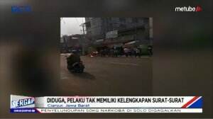 Ditilang, Remaja Bakar Motor