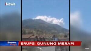 Merapi Erupsi Lagi. Kini Berstastus Waspada