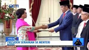 Sudah Dilantik! Para Menteri Terima SK Dari Jokowi