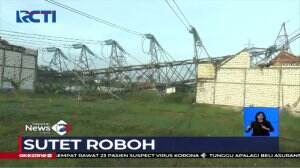 Tower Sutet di Rembang Roboh Menimpa Rumah Warga, 2 Anak Terluka