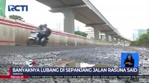Pasca Banjir Banyak Jalanan Jakarta Rusak dan Berlubang yang Dapat Membahayakan Pengguna Jalan