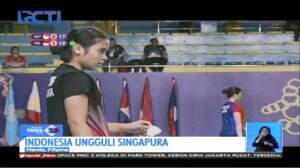 Lagi! Timnas Badminton Indonesia Berhasil Ungguli Singapura