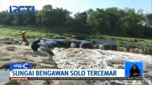 Tercemar Limbah Pabrik Tekstil, Ini Penampakan Sungai Bengawan Solo