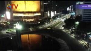 Suasana Bunderan HI Sepi