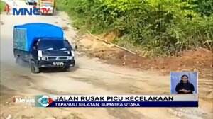 Viral Jalan Rusak dan Dijuluki Jalur Neraka di Tapanuli Selatan