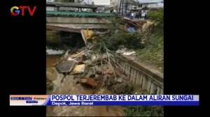 Pospol dan Anggota Polisi Terbawa Longsor