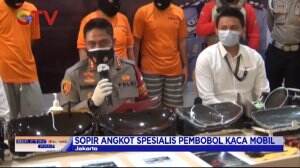 Polisi Tangkap Komplotan Pembobol Kaca Mobil di Jakarta Utara