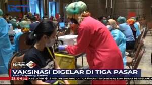 Ribuan Pedagang Memperoleh Vaksinasi