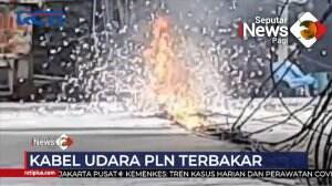 Kabel Udara PLN Terbakar
