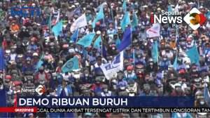Demo Ribuan Buruh