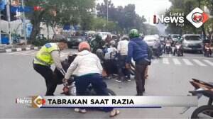Kecelakaan Karena Menghindari Razia