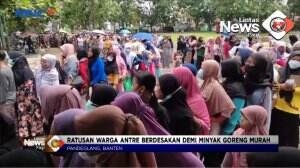 Emak-Emak Berburu Minyak Goreng Murah