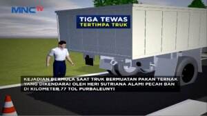 Tewas Tertimpa Truk