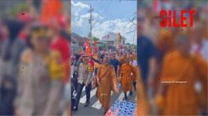 Viral! Biksu Yang Thudong Akhirnya Sampai Borobudur