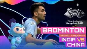 Minimatch Asian Games Hangzhou 2022 Badminton Tunggal Putra India Vs China - RCTI+