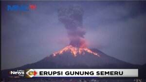 Gunung Semeru Meletus Luncurkan Awan Panas