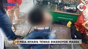Pria Nyaris Tewas Dikeroyok Massa