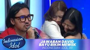 Jawaban David Bayu Bikin Mewek - Indonesian Idol XII