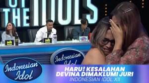 Haru! Kesalahan Devina Dimaklumi Juri - Indonesian Idol XII