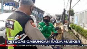 Puluhan Warga Terjaring Razia Masker
