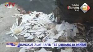 Viral Sampah Medis Dibuang Di Pantai
