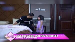 Reyna Setia Temani Papa Al Yang Ditinggal Andin Ke Luar Kota