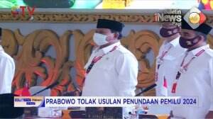 Prabowo Tolak Usulan Penundaan Pemilu 2024