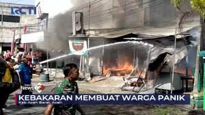 Lima Ruko di Aceh Terbakar