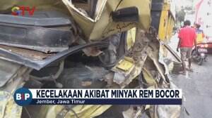 Laka Beruntun 1 Orang Alami Luka