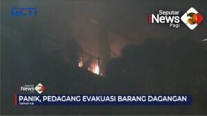 Kebakaran di Pasar Senen