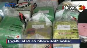 Penyelundupan 44 Kg Sabu