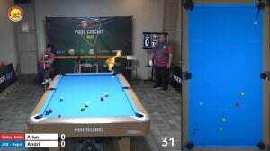 Minimatch POBSI Cup Pelajar Mahasiswa 2023 Allen Vs Andri