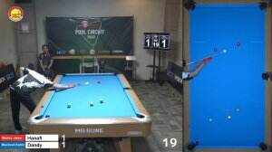 Highlight POBSI Cup Pelajar Mahasiswa 2023 Hanafi Vs Dandy