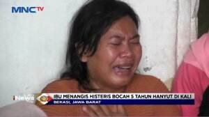 Seorang Bocah Hanyut di Kali Bekasi