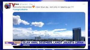 Sejak Awal Desember, Langit Jakarta Cerah