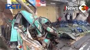 Truk Tabrak Kios, Pejalan Kaki Tewas
