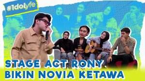Stage Act Rony Bikin Novia Ketawa