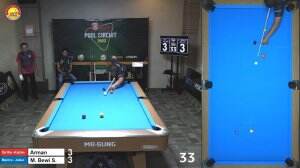 Minimatch POBSI Cup Pelajar Mahasiswa 2023 Arman Vs M. Bewi. S - RCTI+