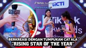BERKREASI DENGAN TUMPAHAN CAT ALA "RISING STAR OF THE YEAR"