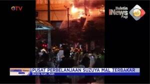 Mall Terbesar Di Aceh Terbakar