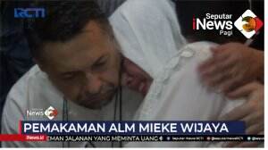 Suasana Haru Pemakaman Aktris Alm. Mieke Wijaya