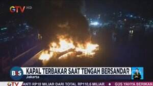 Kebakaran 9 Kapal Nelayan
