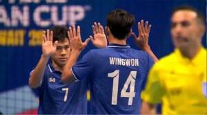 Tendangan cepat Wingwon berhasil memperlebar keunggulan Thailand dalam babak kedua.